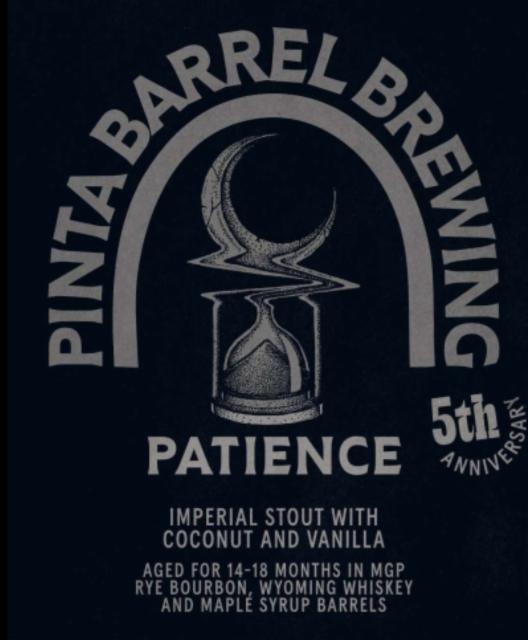 Patience 5th Anniversary (2026) 12.0%, Pinta Barrel Brewing, Poland