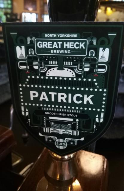 Patrick 4.8%, Great Heck Brewery, England