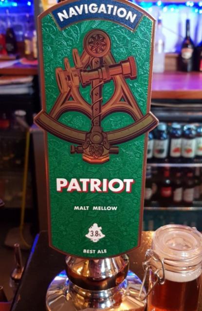 Patriot 3.8%, Navigation Brewery, England