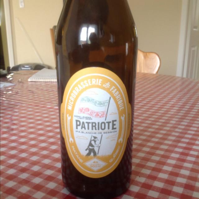 Patriote 4.0%, La Fabrique - Brasserie Artisanale, Canada