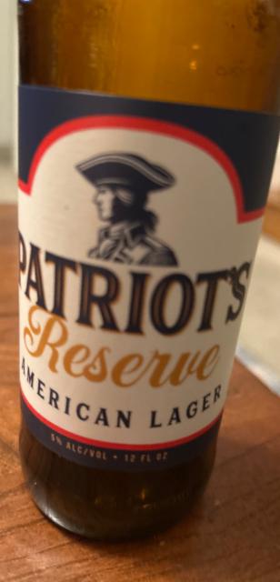 Patriots Reserve American Lager, ABW Virginia Beach LLC