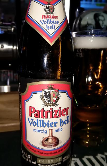 Patritzer Vollbier hell 4.5%, Patrizier Bräu, Germany