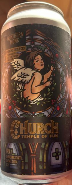 Customer Collab: Church Temple of Fun 5.3%, Northern Monk Brew Co., England