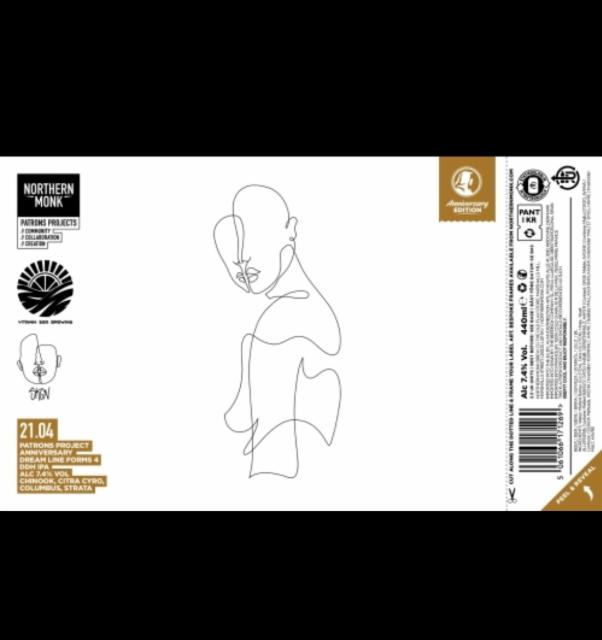 Patrons Project 21.04 // Anniversary 2024 7.4%, Northern Monk Brew Co., England