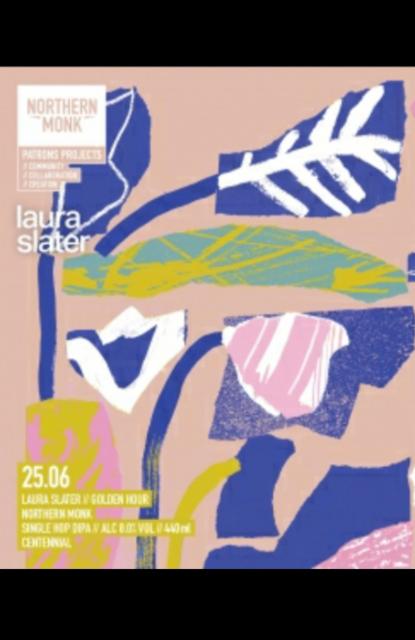 Patrons Project 25.06 // Laura Slater // Golden Hour 8.0%, Northern Monk Brew Co., England