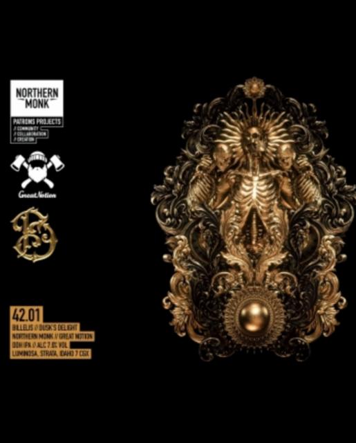 Patrons Project 42.01 Billelis // Dusk's Delight 7.0%, Northern Monk Brew Co., England