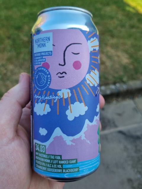 Patrons Project 34.03 // Amy Hastings // The Fool 6.0%, Northern Monk Brew Co., England