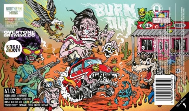 Patrons Project 41.02 // Bobbi Abbey // Burnout // Overtone // Dipa 8.2%, Northern Monk Brew Co., England