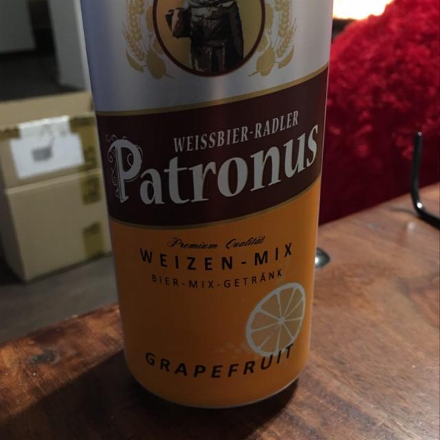 Patronus Grapefruit Weissbier Radler 2.5%, Privatbrauerei Eichbaum, Germany