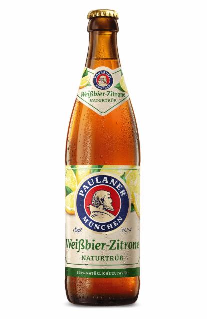 Paulaner Weißbier-Zitrone Naturtrüb 2.7%, Paulaner Brauerei, Germany