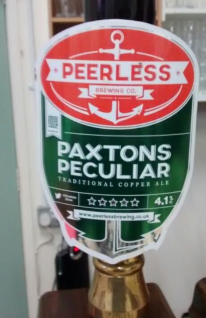 Paxtons Peculiar 4.1%, Peerless Brewing Company, England