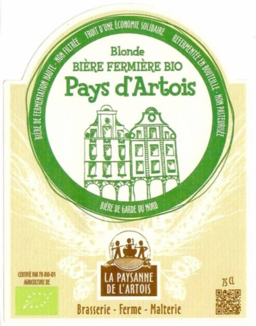 Pays D'Artois 6.0%, Brasserie Paysanne De L'Artois, France