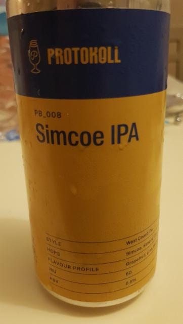 PB_008 - Simcoe IPA 6.5%, Protokoll Brewery, Germany
