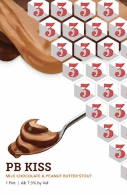 PB Kiss 8.8%, 3 Sons Brewing Company, United States