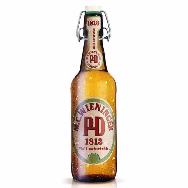 PD 1813 Hell Naturtrüb 4.9%, Privatbrauerei M.C. Wieninger, Germany