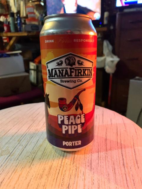 Peace Pipe 6.0%, Manafirkin Brewing Company, United States