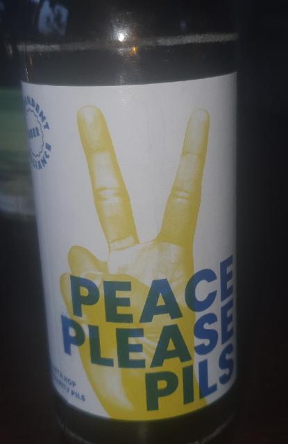 peace please pils 5.1%, Beer Lodge, Germany