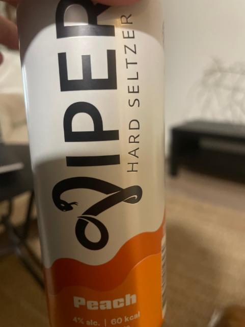 Peach 4.0%, Viper Hard Seltzer, Czech Republic
