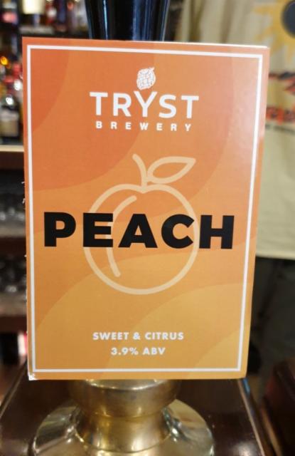 Peach 3.9%, Tryst Brewery, Scotland