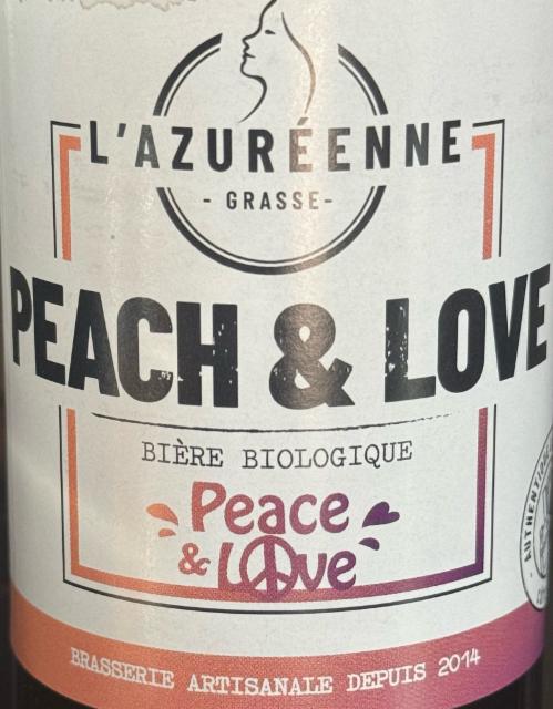 Peach & Love 7.3%, Brasserie L'Azuréenne, France