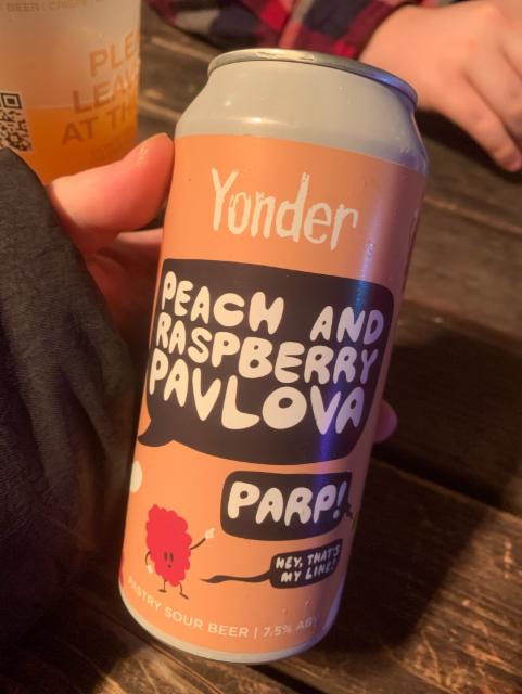 Peach & Rapsberry Pavlova 7.5%, Yonder Brewing, England