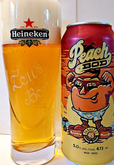 Peach Bod Sparkling Ale 5.0%, Parallel 49 Brewing Company, Canada