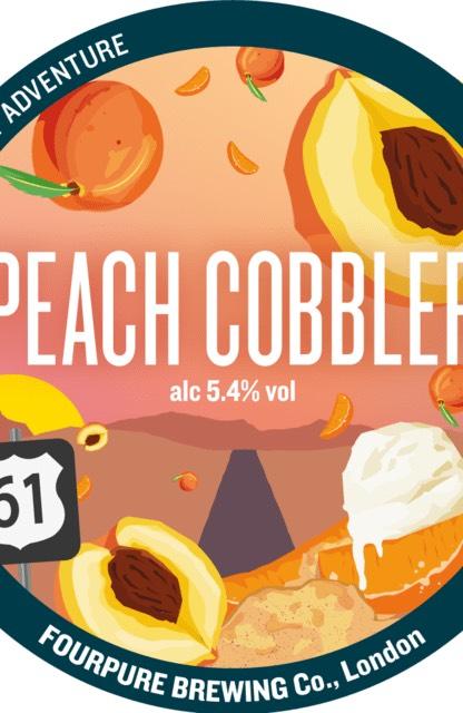 Peach Cobbler 5.4%, Fourpure Brewing Co., England