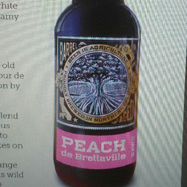Peach de Brettaville 6.5%, Almanac Beer Company, United States