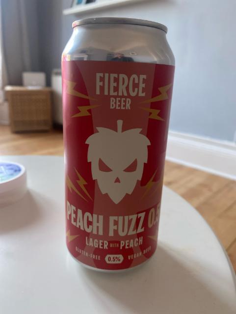 Peach Fuzz 0.5%, Fierce Beer Ltd, Scotland
