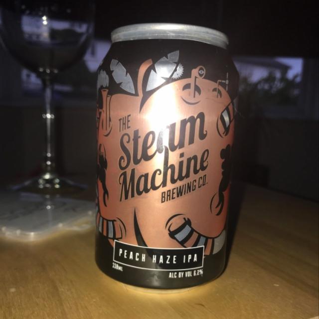 Peach Haze IPA 6.2%, The Steam Machine Brewing Co., England
