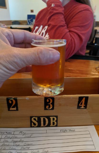 Peach Imperial Cream Ale 9.0%, Saloon Door Brewing, United States