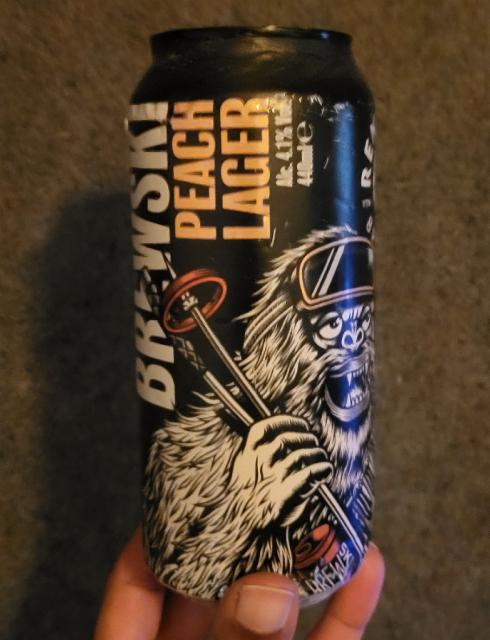 Peach Lager 4.1%, Renegade Brewery, England