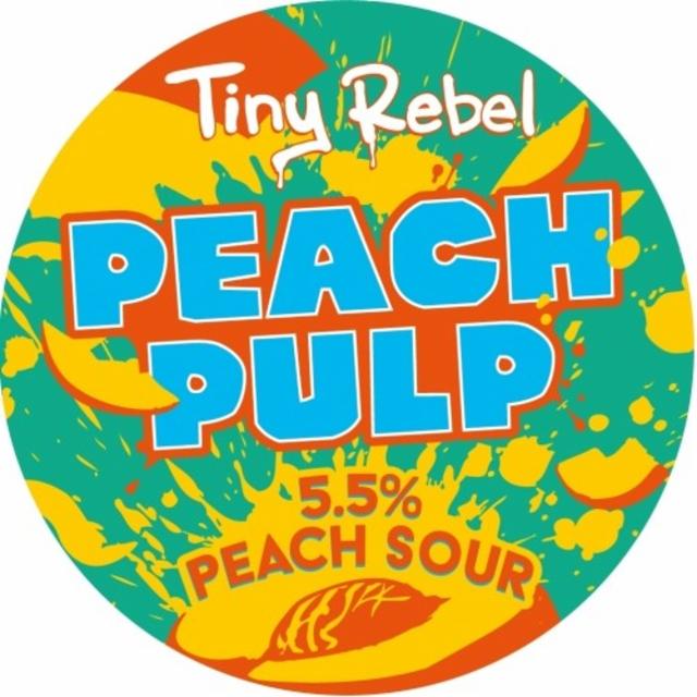 Peach Pulp 5.5%, Tiny Rebel Brewing, Wales
