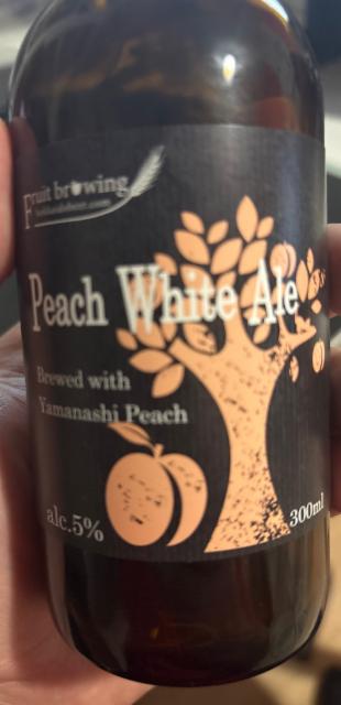 Peach white ale 5.0%, Fruit brewing, Japan