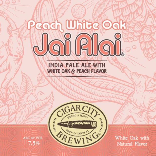 Peach White Oak Jai Alai 7.5%, Cigar City Brewing, United States