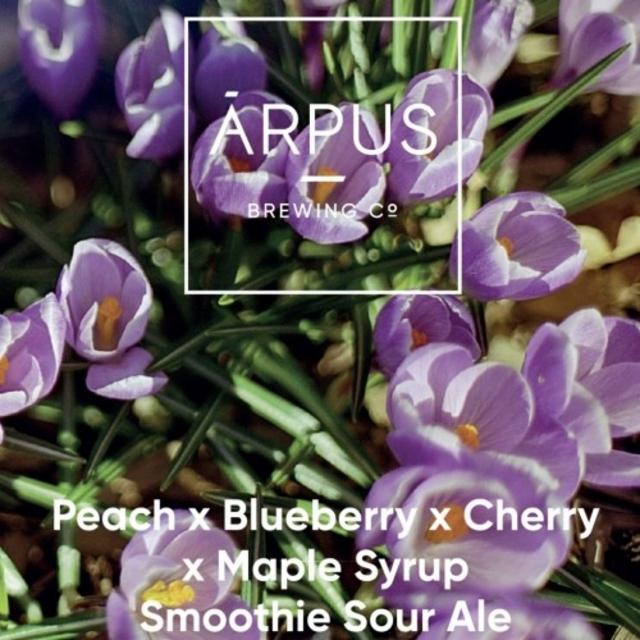 Peach x Blueberry x Cherry x Maple Syrup Smoothie Sour Ale 5.5%, Ārpus Brewing Co., Latvia