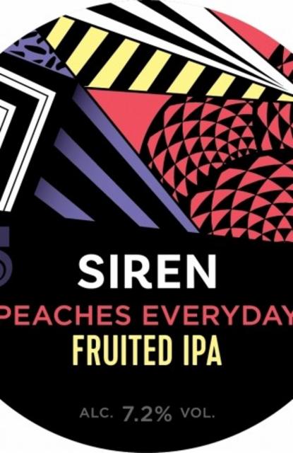 Peaches Everyday 7.2%, Siren Craft Brew, England