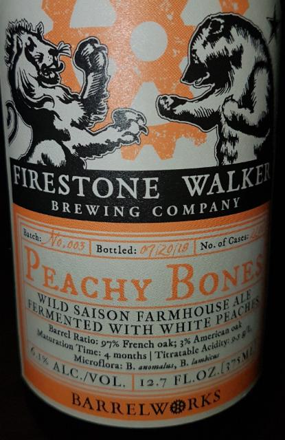 Peachy Bones Batch 3 6.1%, Firestone Walker Brewing (Duvel Moortgat), United States