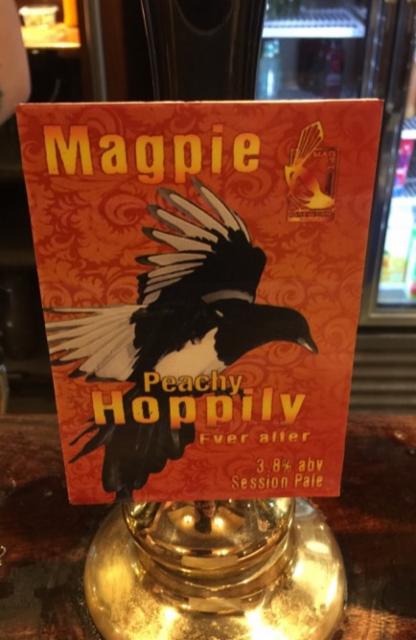 Peachy Hoppily Ever After 3.8%, Magpie Brewery, England