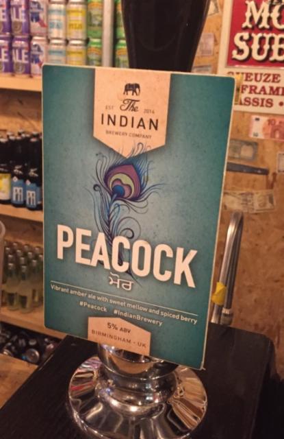 Peacock 5.0%, The Indian Brewery Company, England