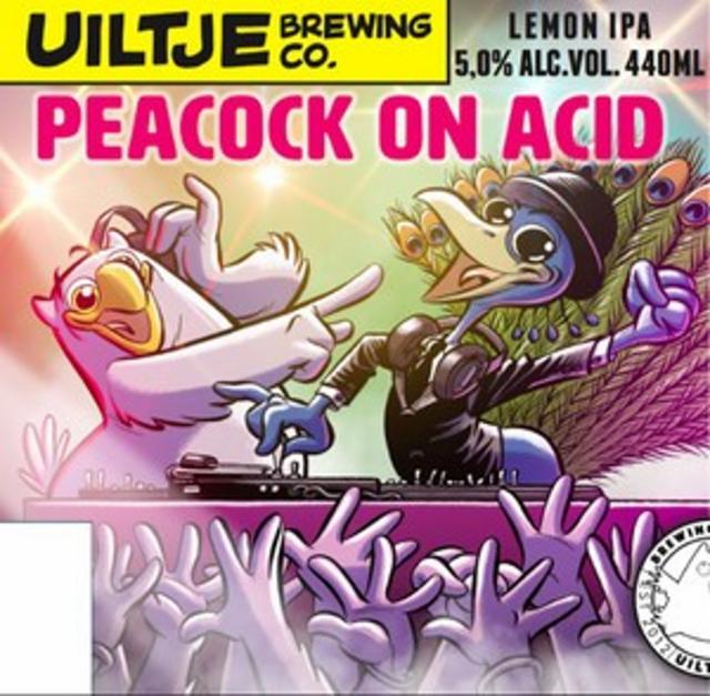 Peacock On Acid 5.0%, Uiltje Brewing Co, Netherlands