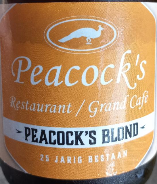 Peacock's Blond 5.1%, Stadsbrouwerij Staverden, Netherlands