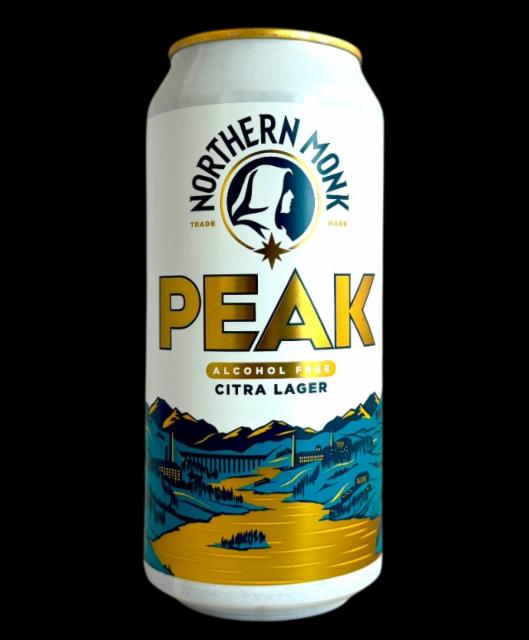 Peak Alcohol Free Citra Lager 0.5%, Northern Monk Brew Co., England