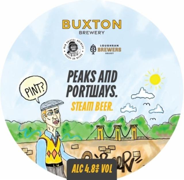 Peaks And Portways. 4.8%, Buxton Brewery, England