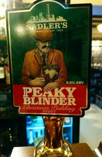Peaky Blinder Christmas Pudding Stout 6.0%, Sadler's Ales, England