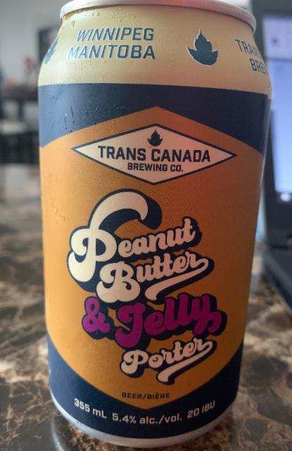 Peanut Butter & Jelly Porter 5.4%, Trans Canada Brewing Company, Canada