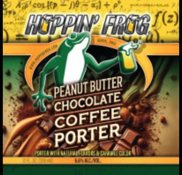 Peanut Butter Chocolate Coffee Porter, Hoppin' Frog Brewery