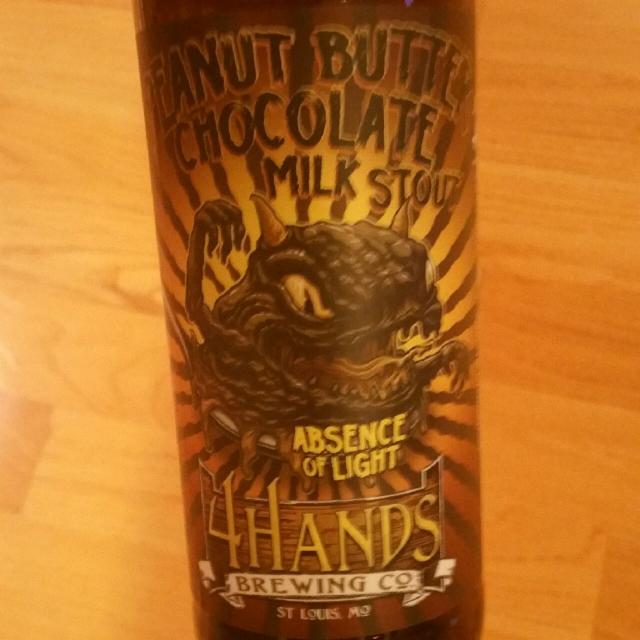 Peanut Butter Chocolate Milk Stout 7.1%, 4 Hands Brewing Company, United States