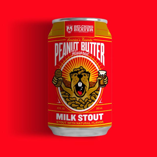 Peanut Butter Milk Stout, Belching Beaver Brewery