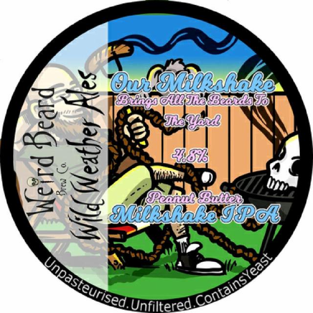 Peanut Butter Milkshake IPA 4.8%, Weird Beard Brew Co., England